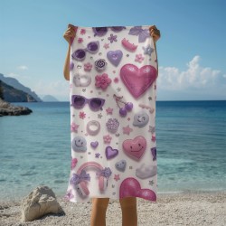 Prosop de baie pentru adolescenți Y2K Girl
