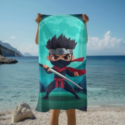Prosop de baie pentru copii Ninja