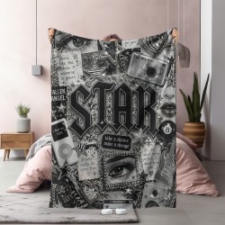 Pătură 3D spectaculoasă Y2K Star