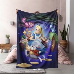 Pătură 3D Alice în Țara Minunilor