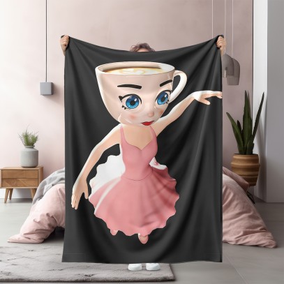 Pătură moale Ballerina Cappuccina