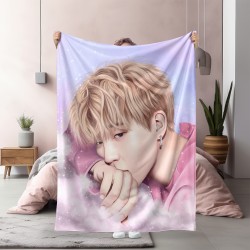 Pătură moale Jungkook Pink BTS