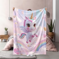Pătură 3D Unicorn de Poveste