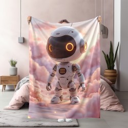 Pătură modernă Robot – Nori Roz