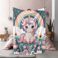 Pătură pentru copii Unicorn Desenat