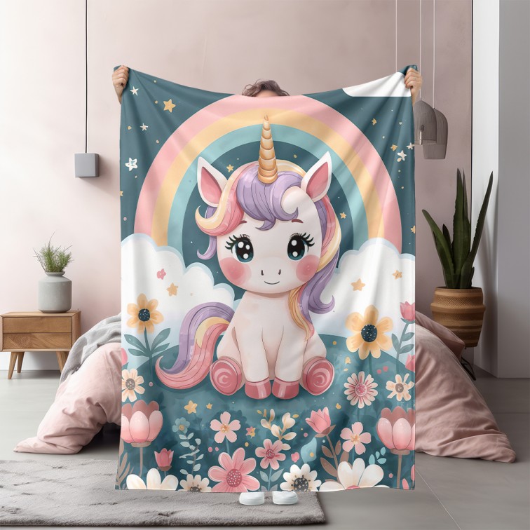 Pătură pentru copii Unicorn Desenat