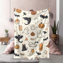Pătură sezonieră Halloween Fericit