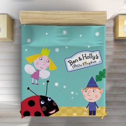 Cuvertură de pat pentru copii Ben și Holly