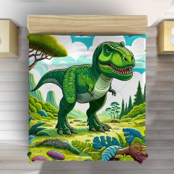 Cuvertură de pat Tyrannosaurus Rex