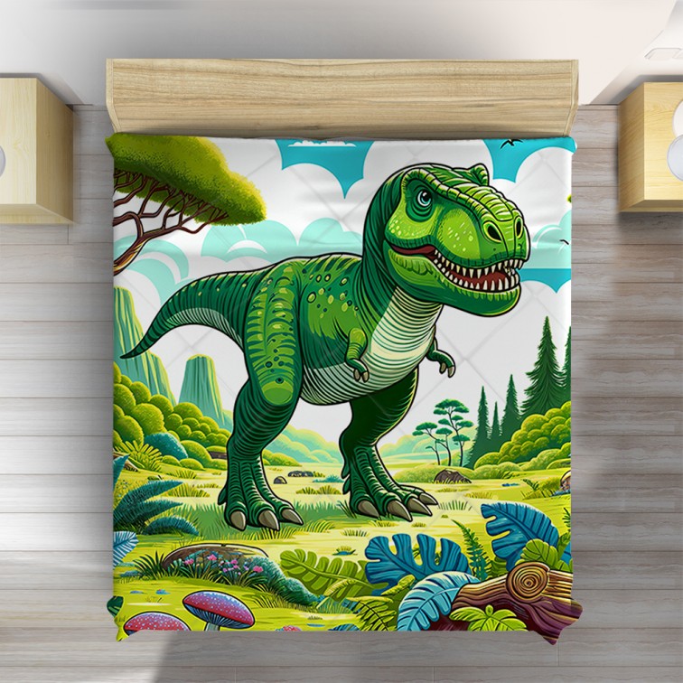 Cuvertură de pat Tyrannosaurus Rex