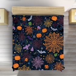 Cuvertură de pat 3D Păianjen de Halloween