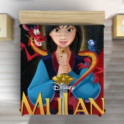 Cuvertură de pat 3D Mulan