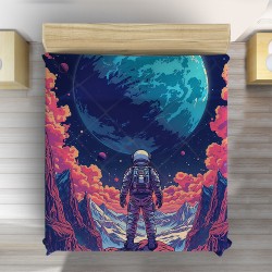 Cuvertură de pat modernă Astronaut
