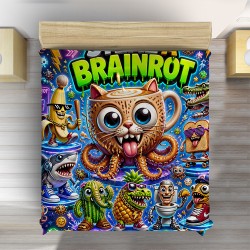 Cuvertură de pat modernă Steal a Brainrot