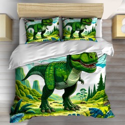 Lenjerie de pat 3D pentru copii Tyrannosaurus Rex