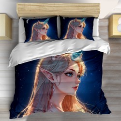 Set de lenjerie de pat Elf Unicorn
