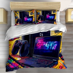 Lenjerie de pat 3D pentru copii Gaming