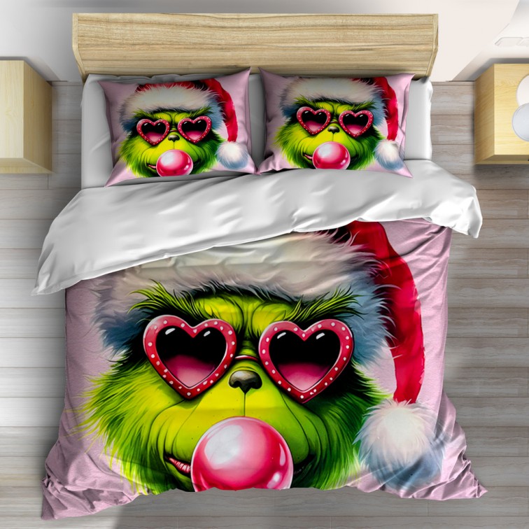Set lenjerie Grinch Bubblegum