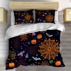 Lenjerie de pat 3D Păianjen de Halloween
