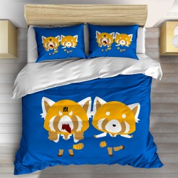 Lenjerie de pat 3D Aggretsuko