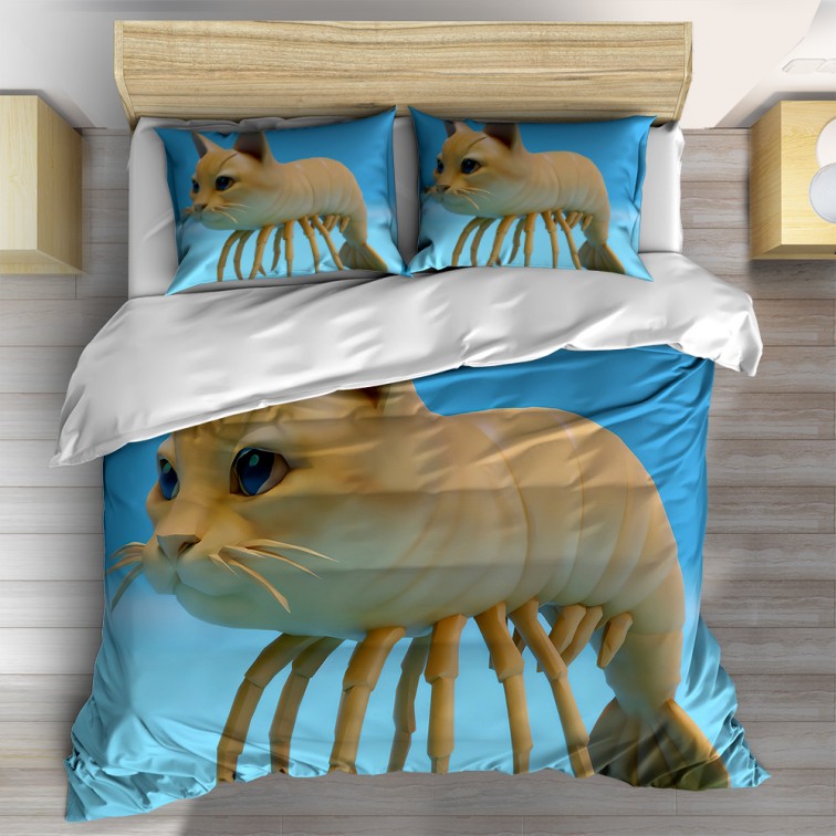 Lenjerie de pat 3D pentru copii Trippi Troppi