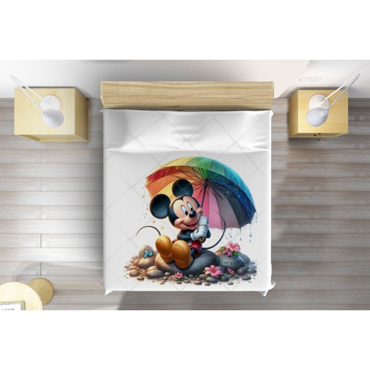 Cuvertură Mickey Mouse Rainbow