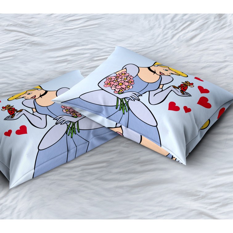 Pernă decorativă pentru copii Cenușăreasa - Cinderella Blue Pernă decorativă pentru copii Cenușăreasa - Cinderella Blue