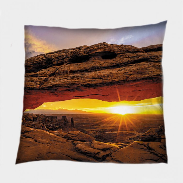 Pernă decorativă Răsărit de soare în USA - Sunrise in USA