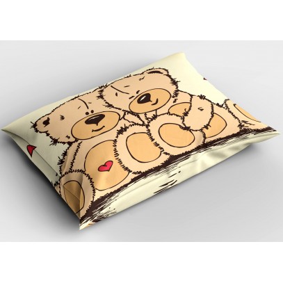 Pernuță decorativă adorabilă Ursuleți înamorați - Bears in Love