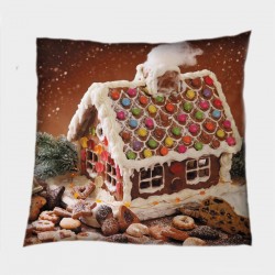 Pernă de Crăciun Căsuță de Turtă dulce - Christmas Candy House