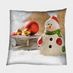 Pernă decorativă de Crăciun Om de zăpadă - Snowman