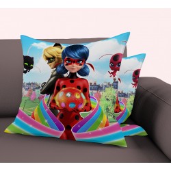 Perna Decorativa pentru Copii Miraculos: Buburuza și Motan Noir - Ladybug Miraculous