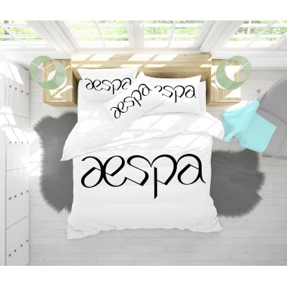 Lenjerie de pat Logo Aespa