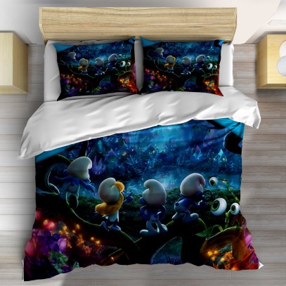 Lenjerie de pat Smurfs 