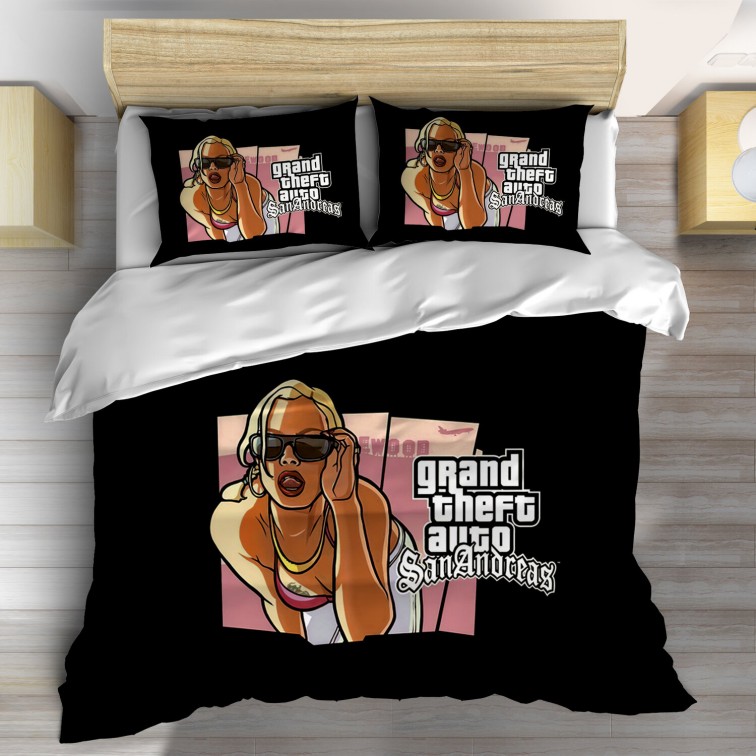 Lenjerie de pat 3D Grand Theft Auto San Andreas