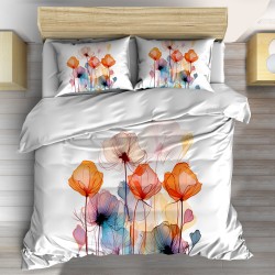 Lenjerie de pat The Magic of Colorful Flowers
