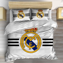 Lenjerie de pat Real Madrid Logo with Lines