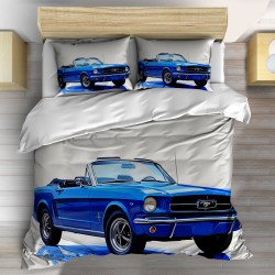 Lenjerie de pat  The Classic Blue Mustang