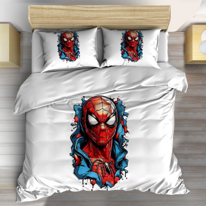 Lenjerie de pat 3D Spiderman 
