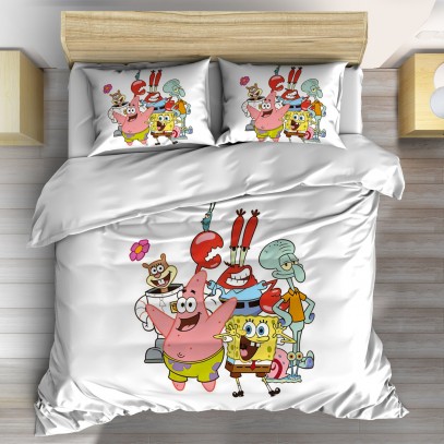 Lenjerie de pat Sponge Bob 