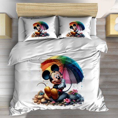 Lenjerie de pat Mickey Mouse Umbrella