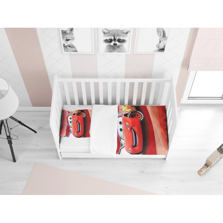 Set lenjerie pat bebelusi - Mc Queen Cars