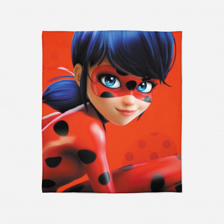 Pături pentru copii Buburuza și Motan Noir - Miraculous Ladybug