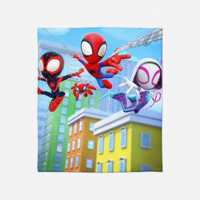 3D Pătură - Spidey and friends