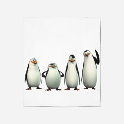 Pături pentru copii Pinguinii din Madagascar - Penguins of Madagascar