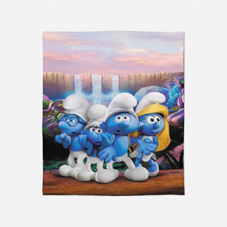 Pături pentru copii Ștrumfii - Smurfs Pături pentru copii Ștrumfii - Smurfs