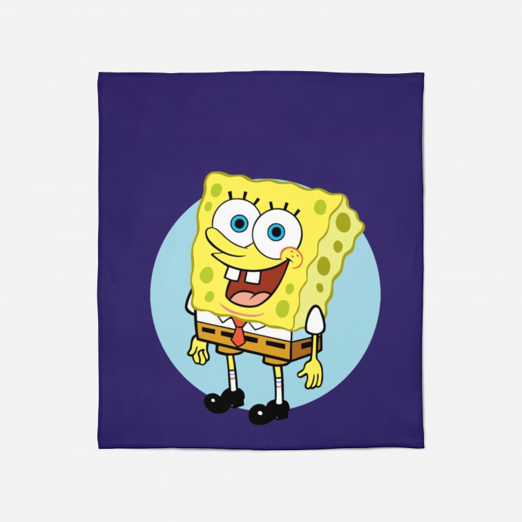 Pături pentru copii Sponge Bob Pantaloni Pătrați- Sponge Bob