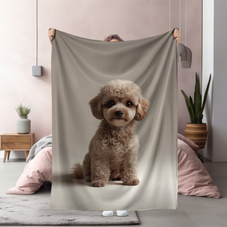 3D Patura Curly haired toy poodle
