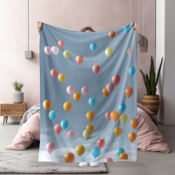 3D Patura Dozens of vibrant balloons
