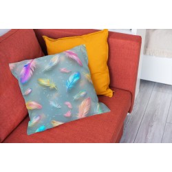 Perna decorativa Iridescent feathers